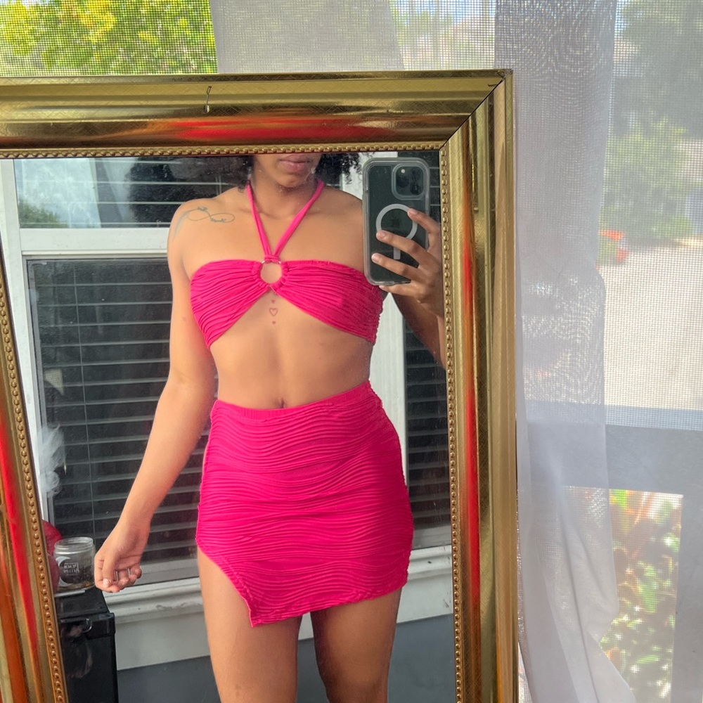 Hot pink set (Shein)